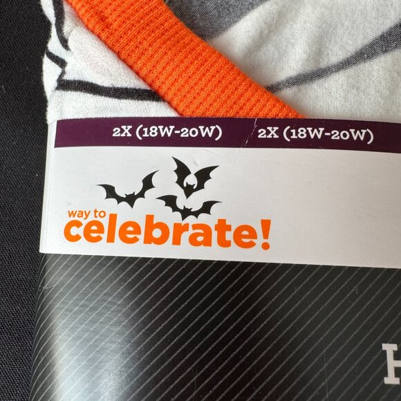 NWT Way to Celebrate - Glow in Dark Halloween Pajamas - Mummy Size 2X (18W-20W) - Picture 5 of 6